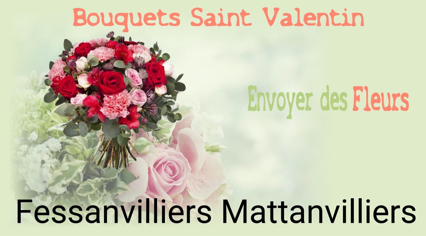 Roses de Saint-Valentin livrées à Fessanvilliers-Mattanvilliers